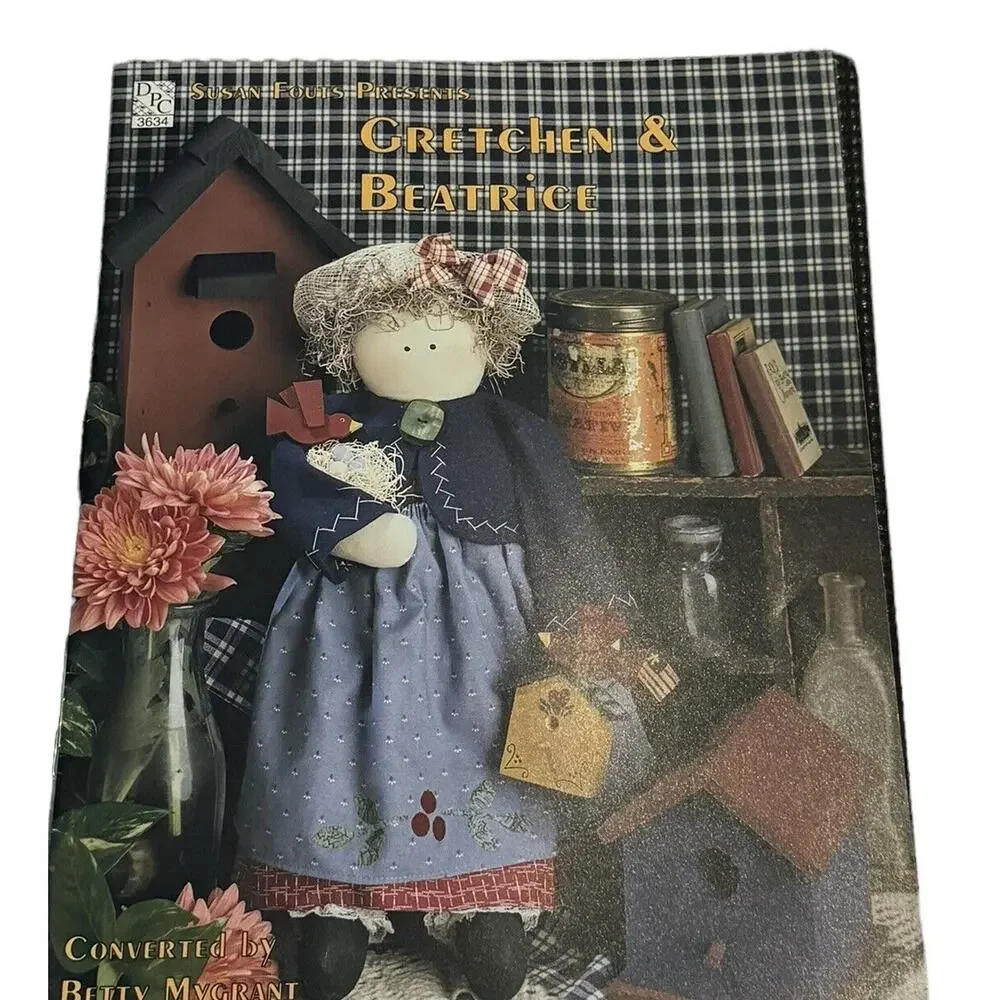 4 DPC Leaflets Sewing Pattern Cross Stitch Stardust Angel Thimbles Threads